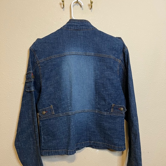 Magic Jeans Vintage Blue Denim Jacket. Great Detailing. Size L - Picture 6 of 6